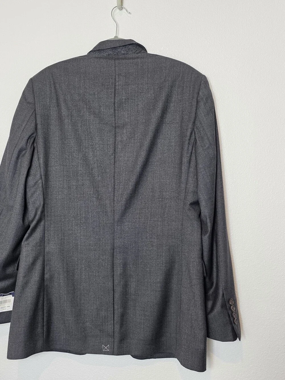 NWT Ralph Lauren Men's Slim Fit Wool Suit Blazer Gray Jacket Size 42 Long